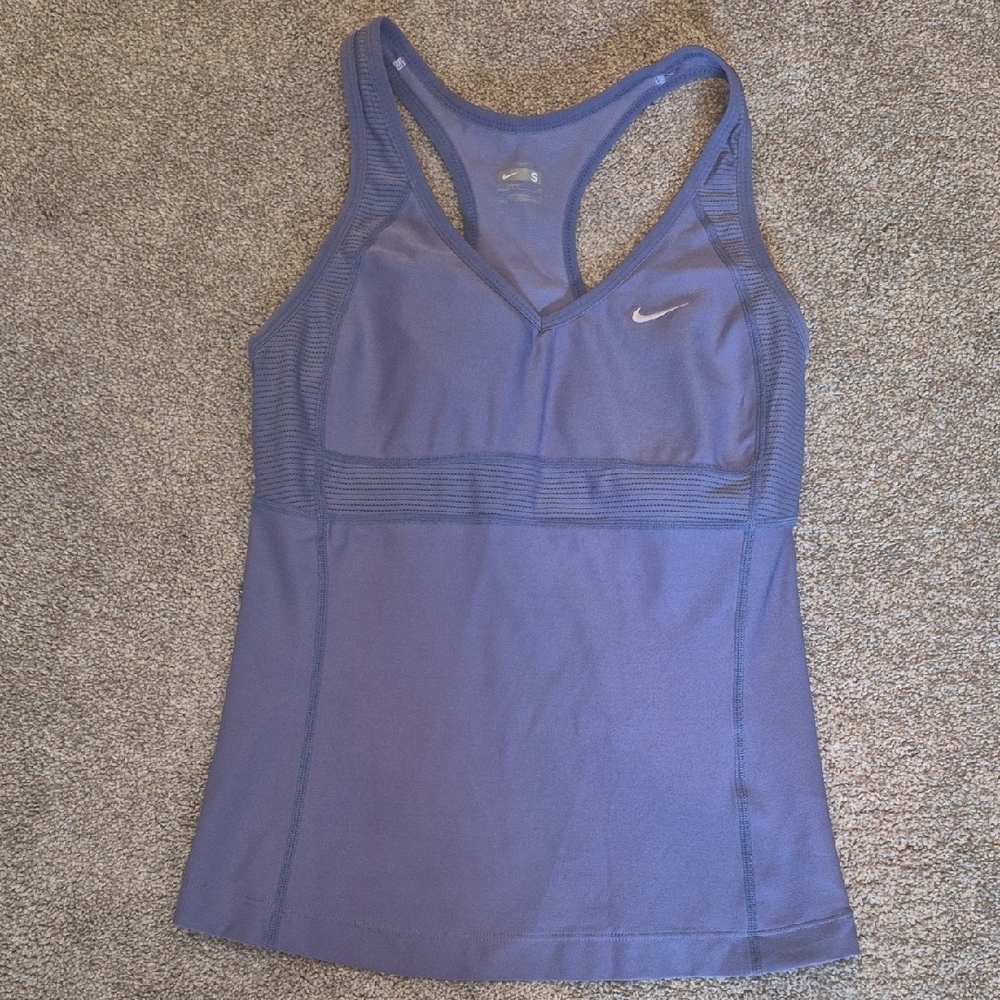 Nike Blue Racerback Tank Top